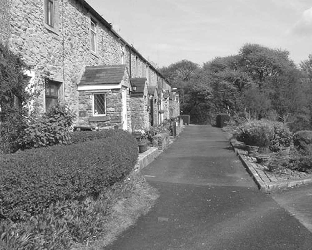 Terraced Houses in Sabden with Shrubbery Outside